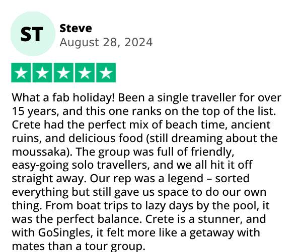 Singles Holidays