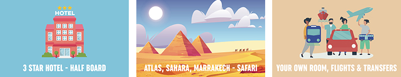 SPLENDOURS OF MOROCCO - SINGLES HOLIDAYS