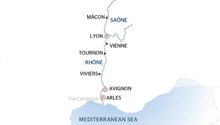 RHONE RIVER - SINGLES HOLIDAYS